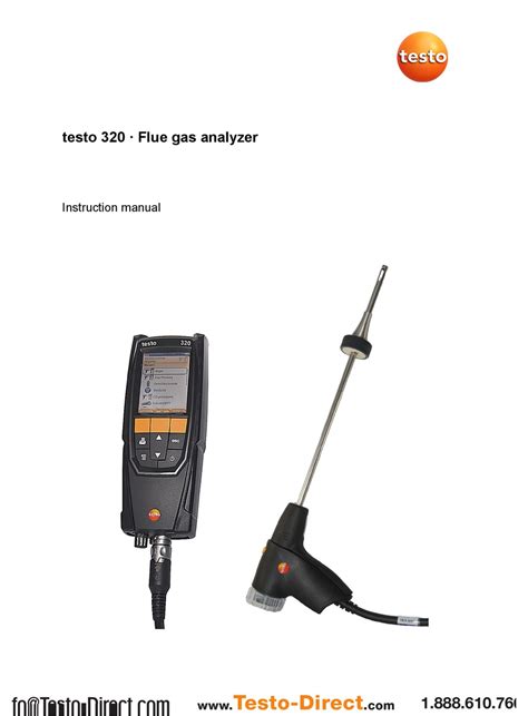 TESTO 320 INSTRUCTION MANUAL Pdf Download 